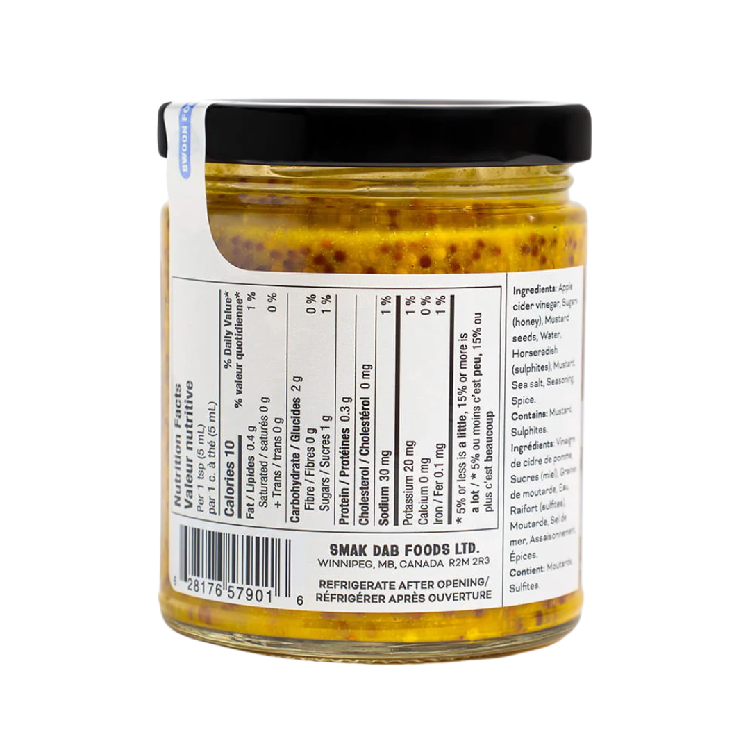 SMAK DAB - Honey Horseradish Gourmet Mustard