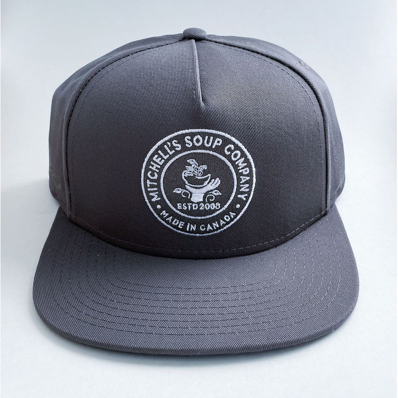 Mitchells Soup Co. Flat Brim Hat - Charcoal