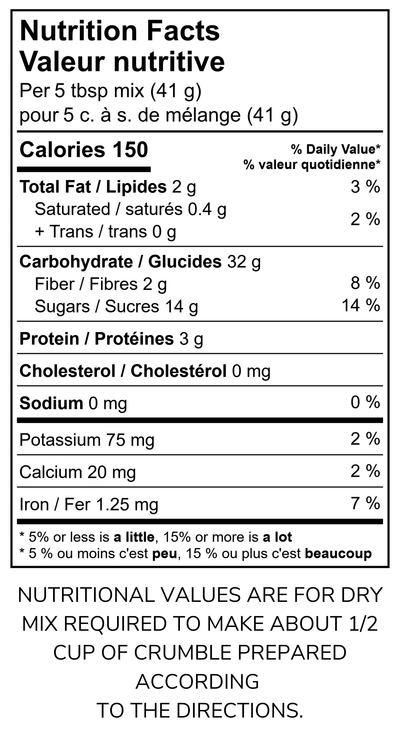 Apple Cranberry Crumble Mix