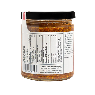 SMAK DAB - Moutarde à l'érable canadienne