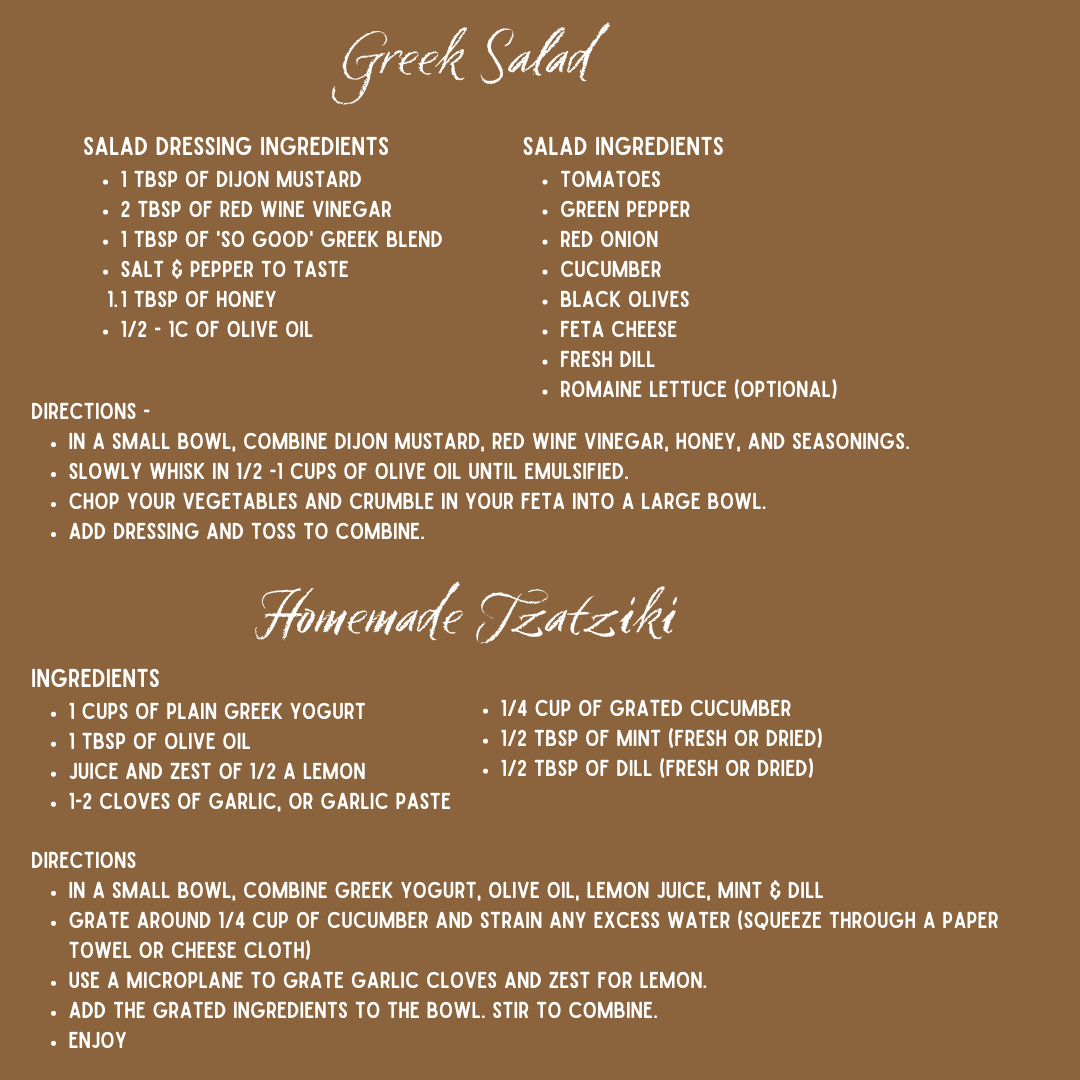 "So Good" Greek Blend