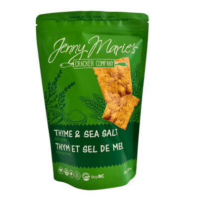 Jenny Marie's Cracker Co. - Thyme & Sea Salt Crackers