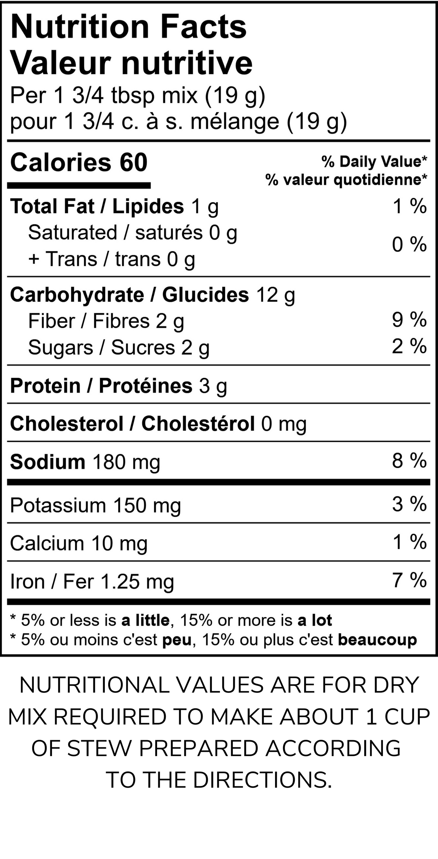 Curried Chickpea Stew Mix