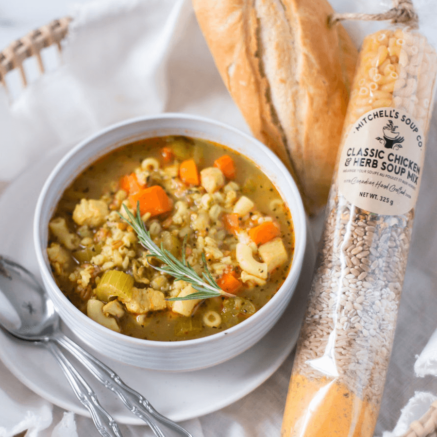 Mélange pour soupe au poulet et aux herbes