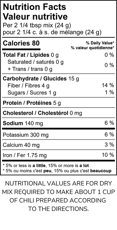 Southwest Chipotle Chili Mix